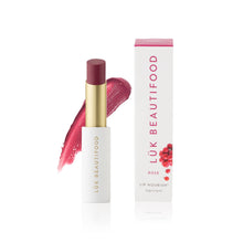 Load image into Gallery viewer, Lük Beautifood lip balm with packaging on a white background