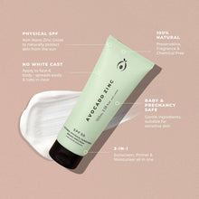 Load image into Gallery viewer, Avocado Zinc SPF 50 Natural Physical Sunscreen