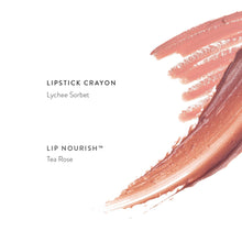 Load image into Gallery viewer, Luk Beautifood Christmas Nude Lip Duo – Tea Rose & Lychee Sorbet