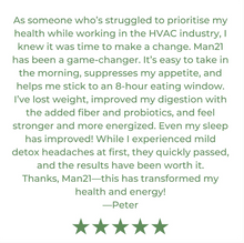 Load image into Gallery viewer, Man21 – Hormonal & Vitality Support Supplement for Men