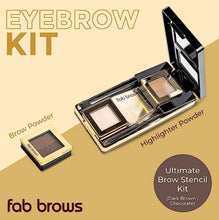 Load image into Gallery viewer, LUX DUO EYEBROW KIT BY FAB BROWS™ - Facial Impressions