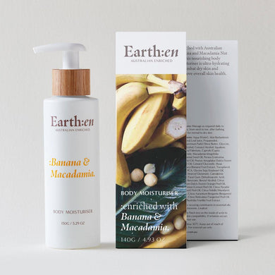 Earth:en Body moisturiser, Banana & Macadamia | 140g RRP$59 - Facial Impressions