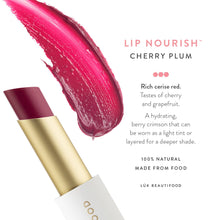 Load image into Gallery viewer, Lip Nourish™ Lipstick - Cherry Plum
