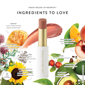 Luk Beautifood Lip Nourish Lipstick – Peach Melon
