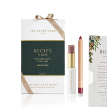 Load image into Gallery viewer, Luk Beautifood Nude Lip Duo – Pink Juniper &amp; Berry Bite (Limited Edition Christmas 2025)
