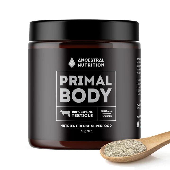 Primal Body - Grass Fed Bovine Testicle Powder - Facial Impressions