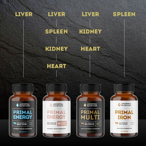 Primal Energy - Grass Fed Beef Liver - Facial Impressions