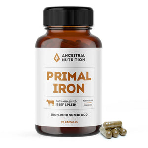 Primal Iron – Grass Fed Beef Spleen (Capsules & Powder)