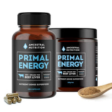 Load image into Gallery viewer, Primal Energy - Beef Organ Capsules &amp; Powder
