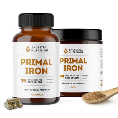Primal Iron - Grass Fed Beef Spleen - Facial Impressions