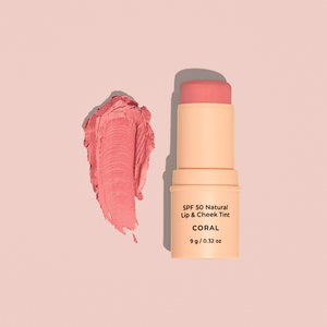 Avocado Zinc – SPF 50 Natural Lip & Cheek Tint – Coral - Facial Impressions