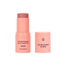 Load image into Gallery viewer, Avocado Zinc – SPF 50 Natural Lip and Cheek Tint – Rose - Facial Impressions
