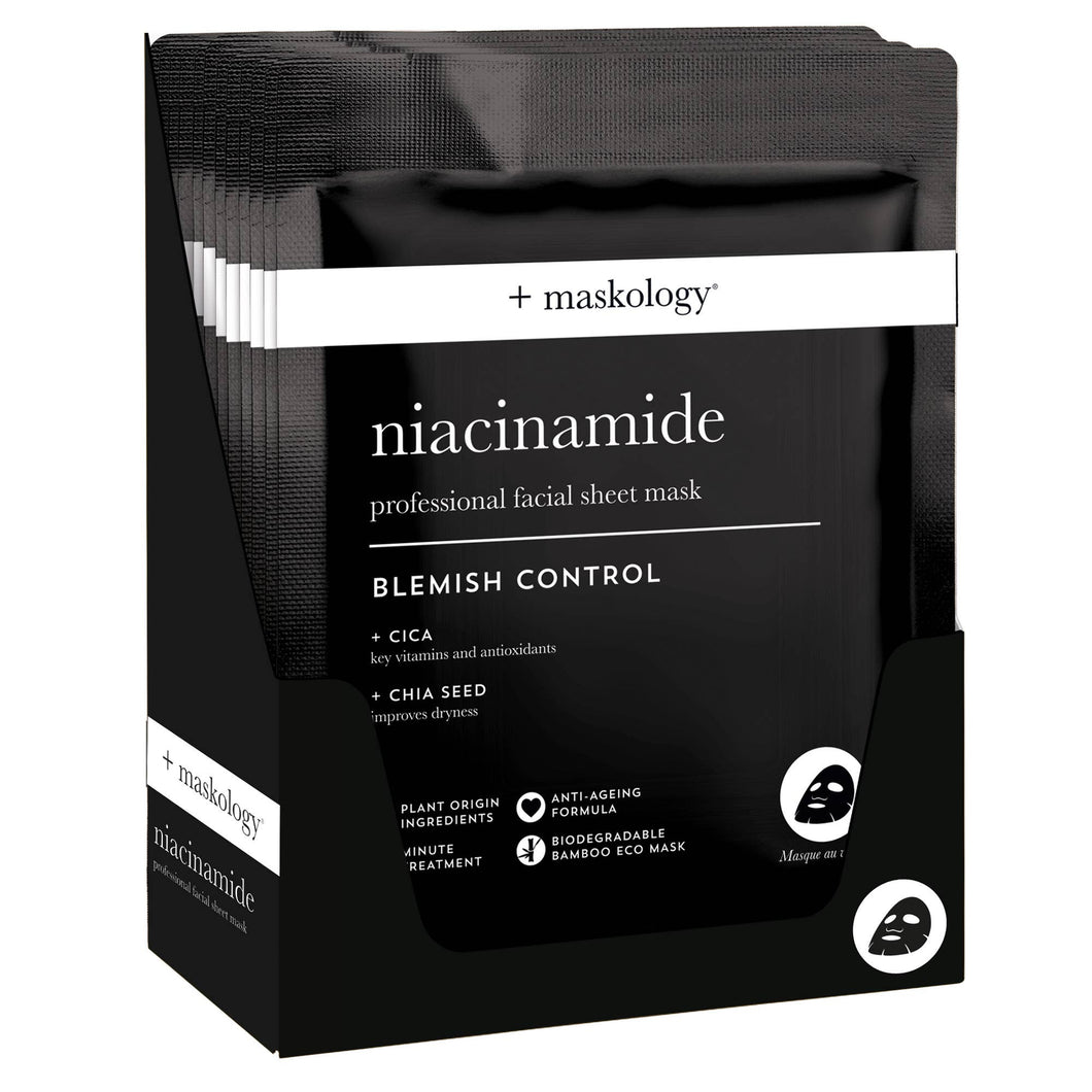 +maskology NIACINAMIDE Professional Sheet Mask
