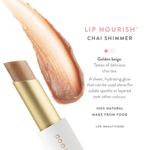 Luk Beautifood Lip Nourish – Chai Shimmer
