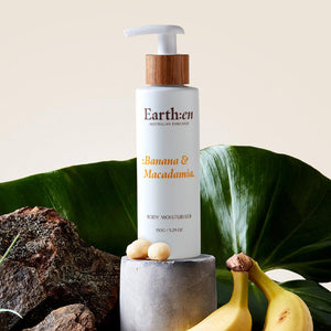 Earth:en Body moisturiser, Banana & Macadamia | 140g RRP$59 - Facial Impressions