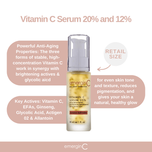 EmerginC Vitamin C Serum 12% 30 ML RRP $125 - Facial Impressions