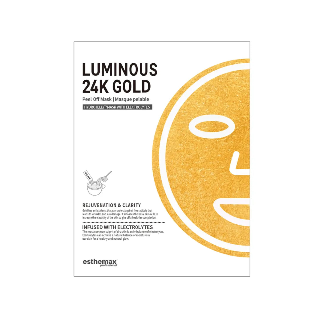 Esthemax® Hydrojelly Mask Kit - Luminous 24K Gold - Facial Impressions