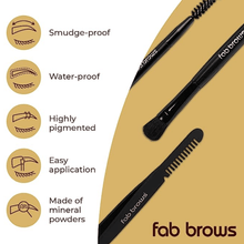 Load image into Gallery viewer, LUX DUO EYEBROW KIT BY FAB BROWS™ - Facial Impressions
