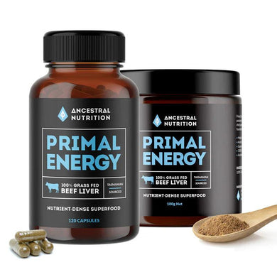 Primal Energy - Grass Fed Beef Liver - Facial Impressions