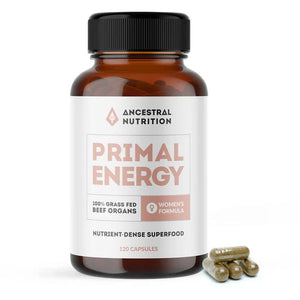 Primal Energy Women - Grass Fed Beef Organ Superfood - Facial Impressions