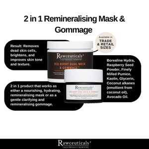 Rawceuticals™ Red Berry Dual Mask & Gommage™ RRP $98 - Facial Impressions