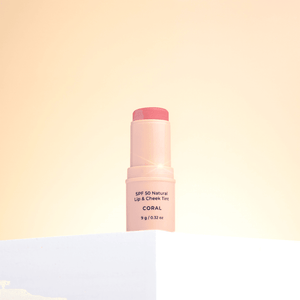 SPF 50 Natural Lip & Cheek Tint - Coral - Facial Impressions