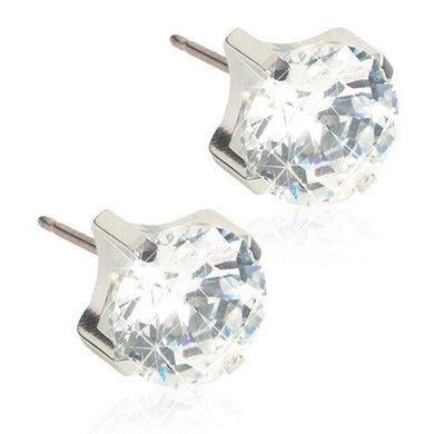 Silver Tiffany CZ Crystal 7mm - Facial Impressions